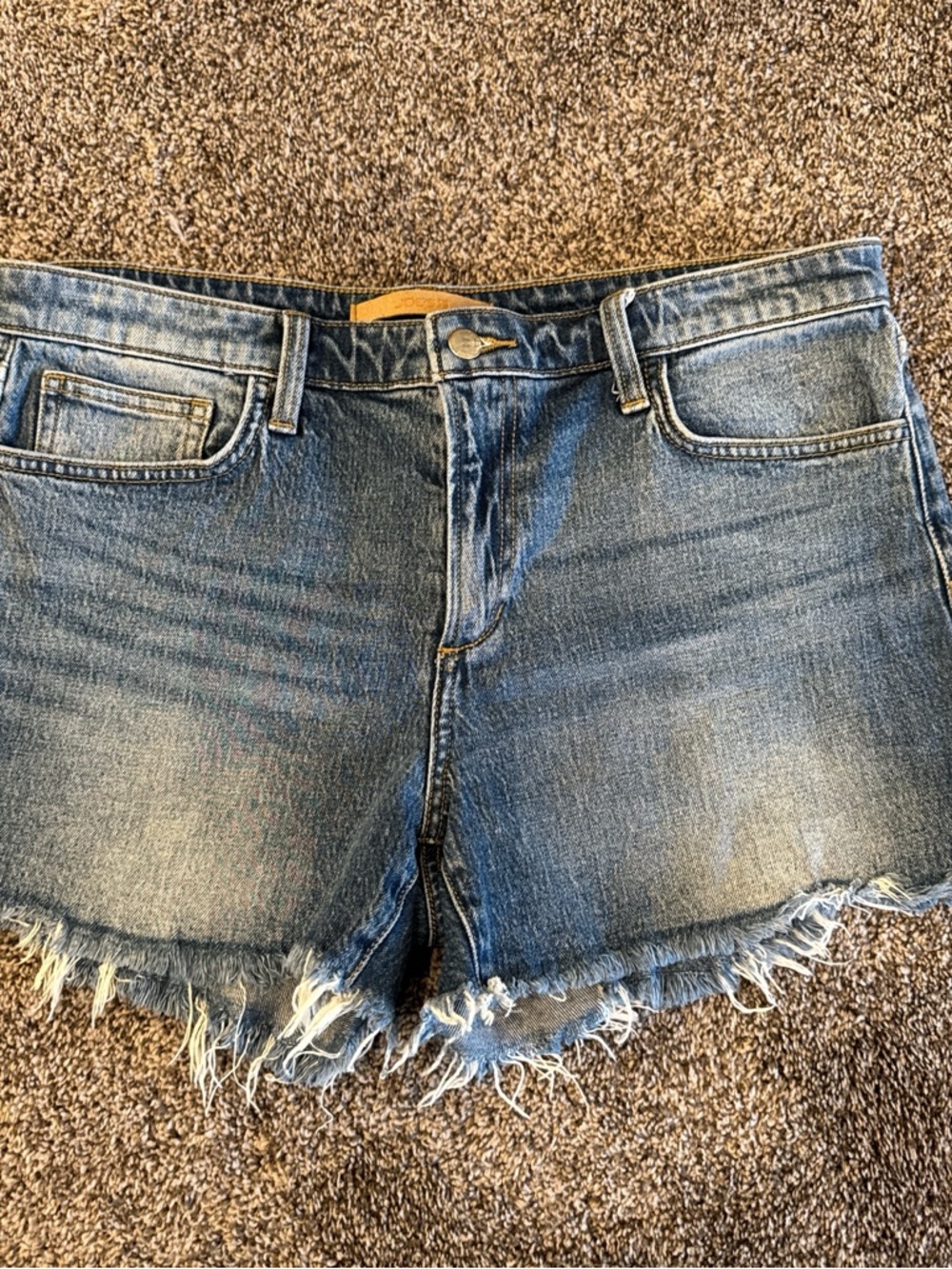 Joe's Jeans Light Blue Distressed Denim Cutoff Shorts
